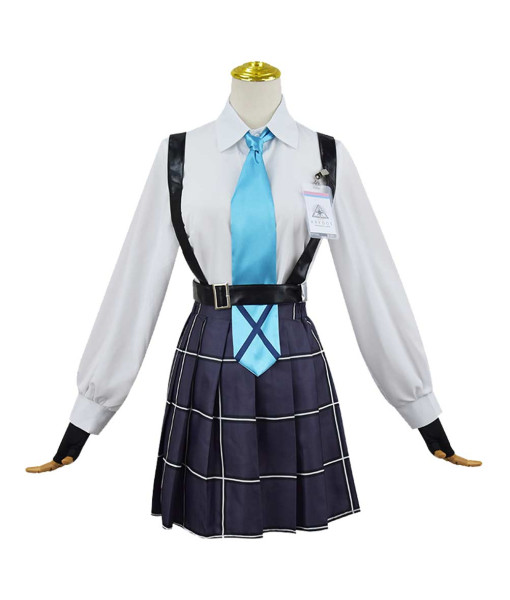 Women White Uniform with Strip JK Uniform Halloween Costume