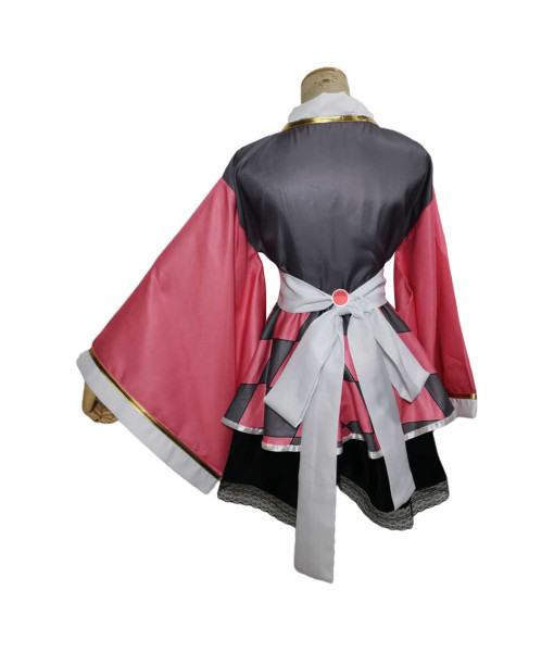 Howl Howl's Moving Castle Kimono Pink Women Skirt Outfiyt Cosplay Costume