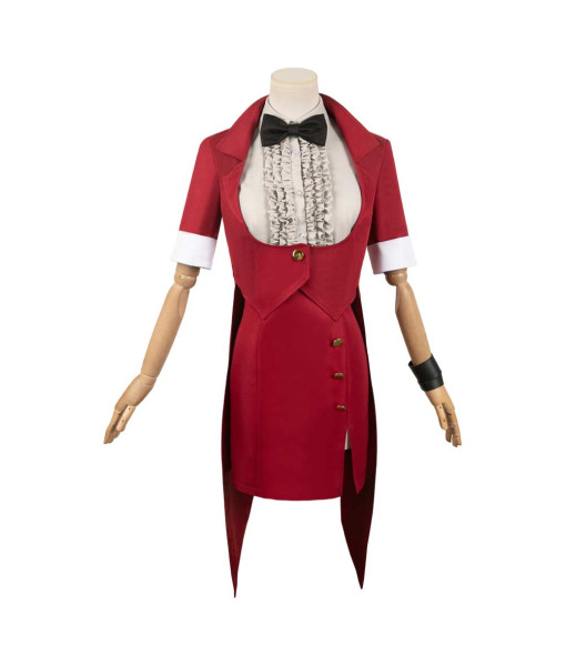 Women Gothic Red Uniform Dress Victorian Style Suit Halloween Costume