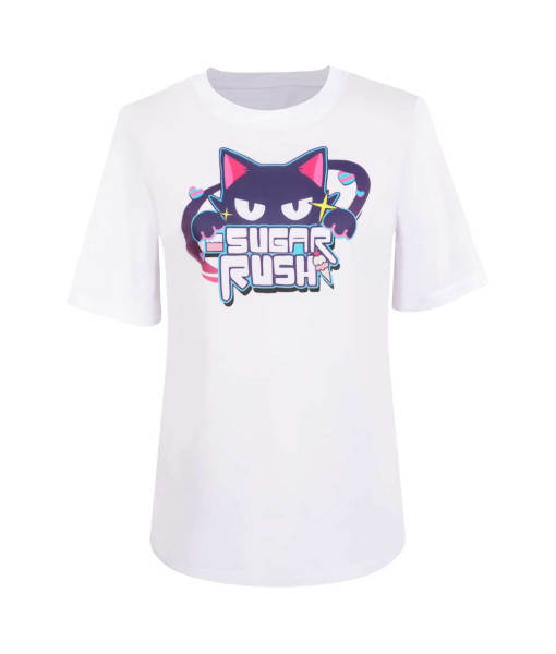 Blue Archive Game After School Dessert OST White T-Shirt Cosplay Costume