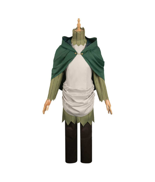 Mithrun Delicious in Dungeon Anime Green Outfit Cosplay Costume