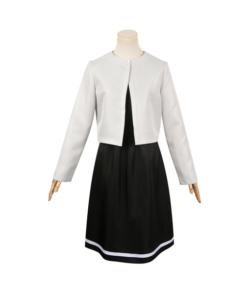 Women White Black School Uniform Dress Jk Uniform Halloween Costume