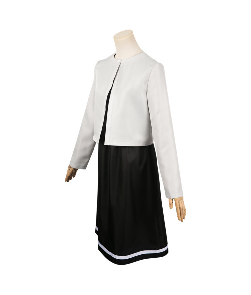 Women White Black School Uniform Dress Jk Uniform Halloween Costume