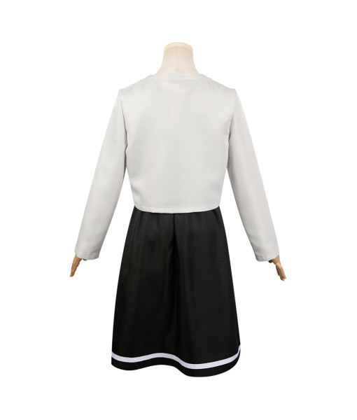 Women White Black School Uniform Dress Jk Uniform Halloween Costume