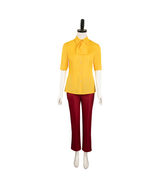 Wanda The Fairly OddParents TV Women Yellow Outfit Cosplay Costume