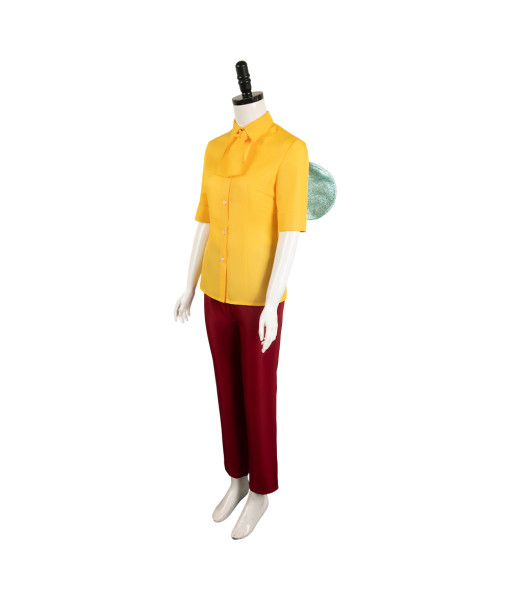 Wanda The Fairly OddParents TV Women Yellow Outfit Cosplay Costume