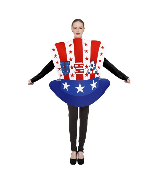 Adult USA Hat Funny Costume Independence Day Carnival Party Costume