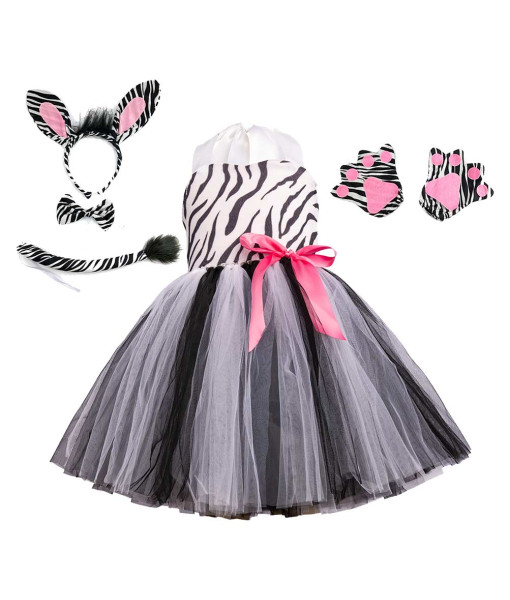 Girls Children Kids Animal Tutu Skirt Full Set Costume