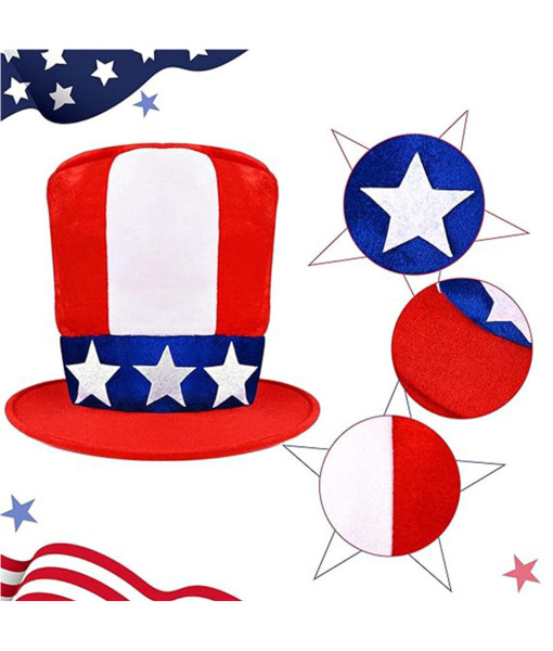 Independence Day Uncle Sam Sequin Costume Accessories