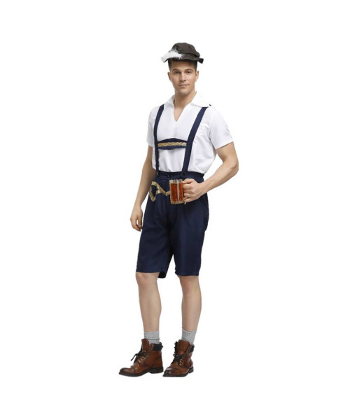 Men Bavaria Traditional Uniform Oktoberfest Costume