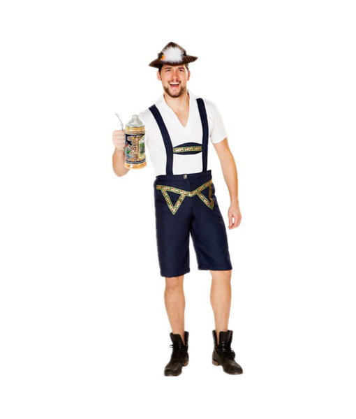 Men Bavaria Traditional Uniform Oktoberfest Costume