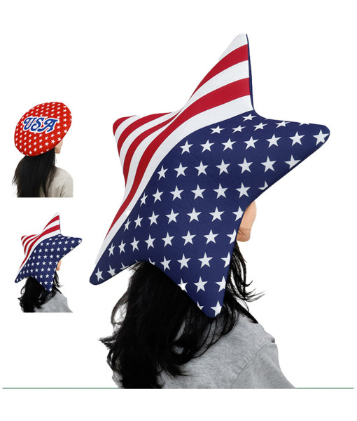 USA Digital Printed Hat Independence Day Costume Accessories