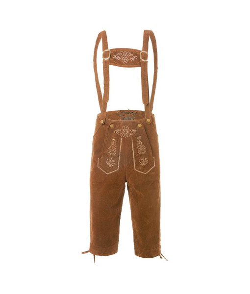 Adult Brown Overalls Shorts German Oktoberfest Costume