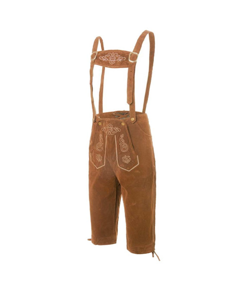 Adult Brown Overalls Shorts German Oktoberfest Costume