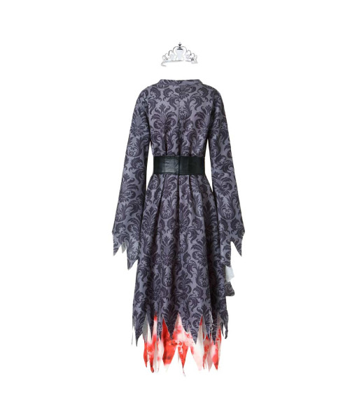 Women Ghost Bride Vampire Horror Dress Full Set Halloween Costume