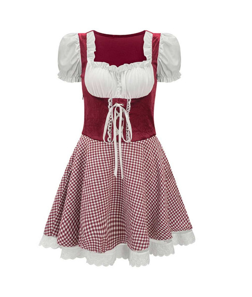 Women Oktoberfest Girl Dress Halloween Costume