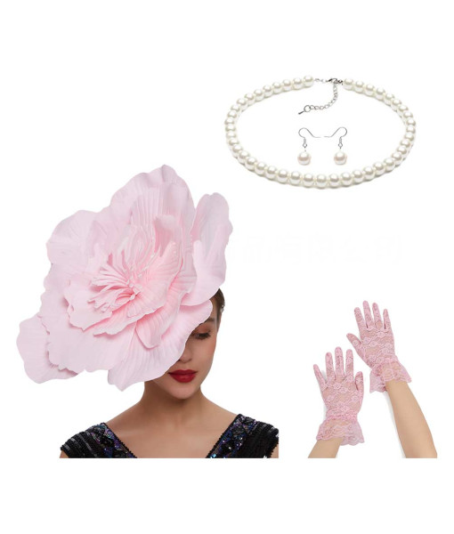 Adult Jockey Club Giant Flower Hat Halloween Costume Accessories