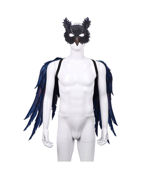 Adult Owl Mask Wing Set Masquerade Halloween Costume Accessories