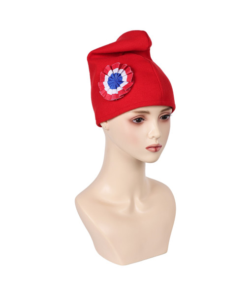 Adult Red Cockade Phrygian Hat Halloween Costume Accessories