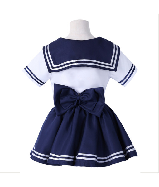 Kids Children Girl School Uniform Top Skirt Halloween Costume