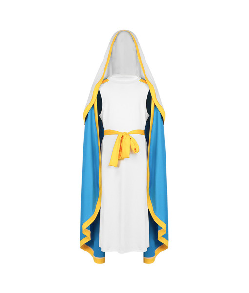 Kids Children Medieval The Virgin Mary Outfit Halloween Cosplay Costume