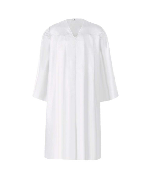 Men Black White Medieval Priest Monk Zip V Neck Robe Cloak