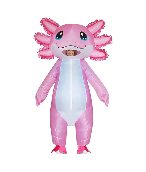Adult Salamander Pink Inflatable Suit Halloween Costume