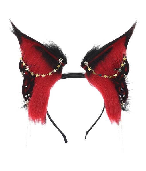 Electric Animal Ear Furry Simulation Moveable Headband Halloween Party Stage Cosplay Costume Accessories