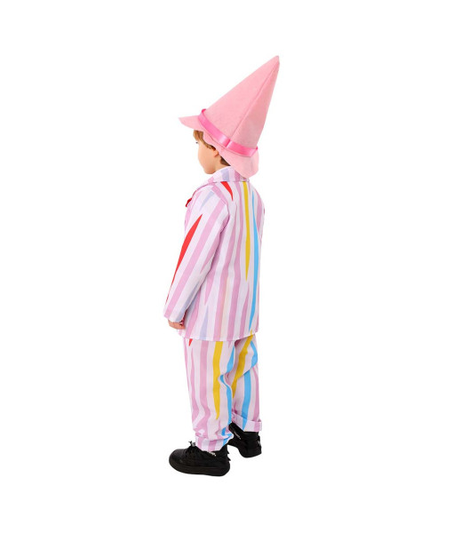 Kids Children Pink Strap Suit Candy Man Halloween Costume