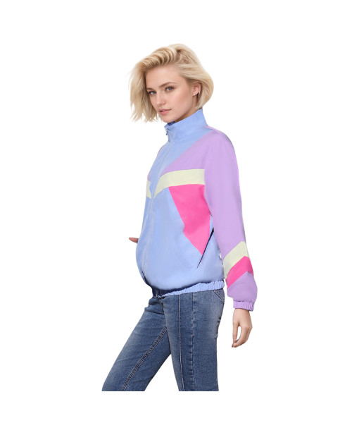 1980s Pink Sportswear 6Pcs Outfit Women Halloween Costume