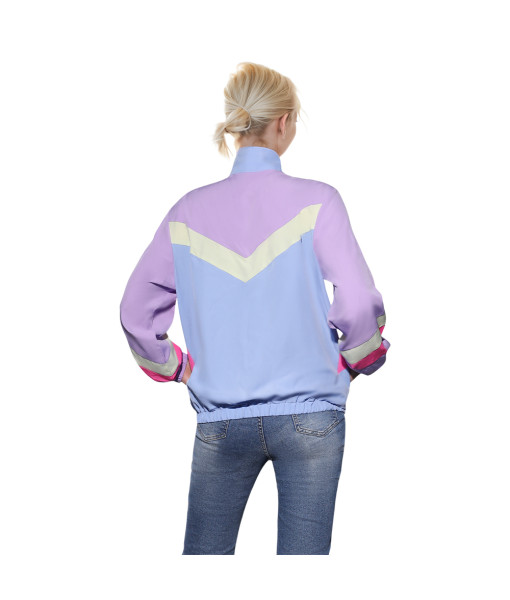 1980s Pink Sportswear 6Pcs Outfit Women Halloween Costume