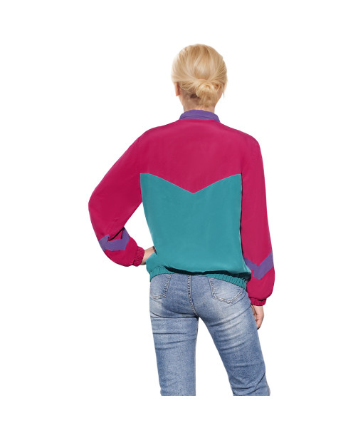 1980s Pink Sportswear 6Pcs Outfit Women Halloween Costume