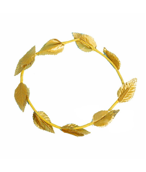 Ancient Roman Greek Golden Leaf Headbands Halloween Performance Stage Cosplay Costume Accessories