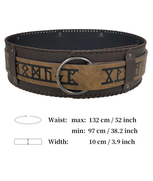 Medieval Nordic Viking Style Retro Slim Belt Halloween Cosplay Costume Accessories