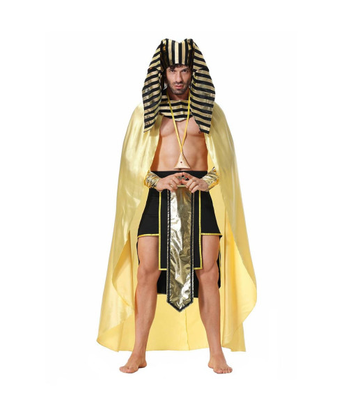 Men Egyptian Pharaoh Outfit Halloween Performance Stage Cosplay Costume