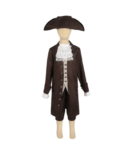 Kids Children Colonist Columbian Outfit Halloween Cosplay Costume