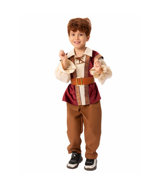 Kids Children Medieval Retro Outfit Halloween Cosplay Costume