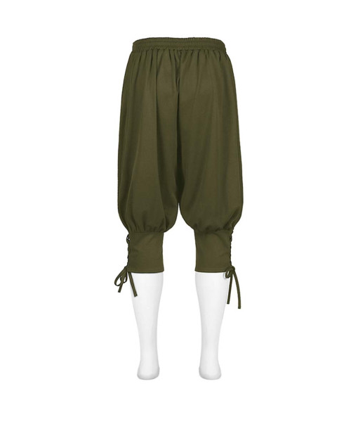 Men Medieval Black Pirate Shorts Halloween Cosplay Costume