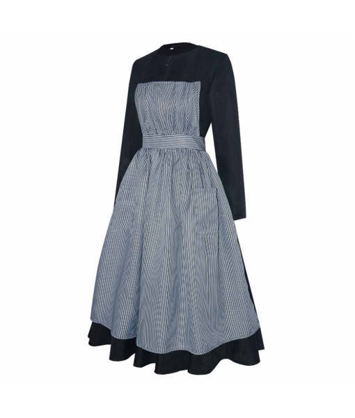 Women Maria Governess Dress Halloween Performance Stage Costume
