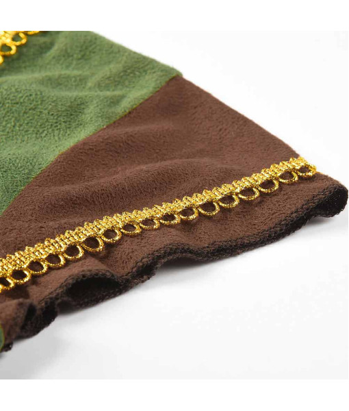 Women Medieval Archer Skirt Cape Suit Halloween Cosplay Costume