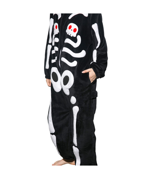 Adult Animal Series Onesie Human Skeleton Halloween Costume