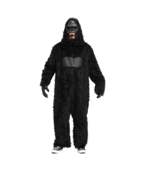 Adult Gorilla Outfit Animal Chimpanzee Realistic Halloween Cosplay Costume