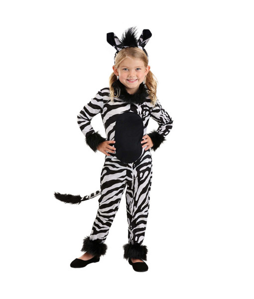 Kids Children Animal Zebra Halloween Performance Stage Cosplay Costume