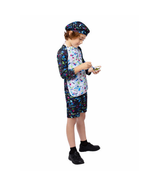 Kids Children Professional Painter Outfit Halloween Cosplay Costume