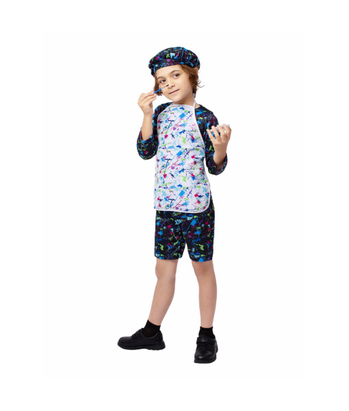 Kids Children Professional Painter Outfit Halloween Cosplay Costume