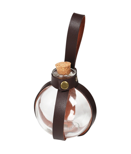 Witch Magic Cork Potion Bottle Leather Belt Set Halloween Cosplay Costume Accessories 