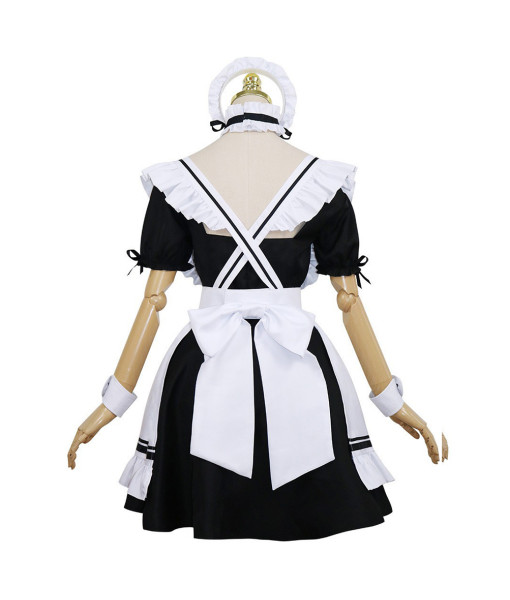 Women Lolita Maid Uniform Skirt Halloween Cosplay Costume