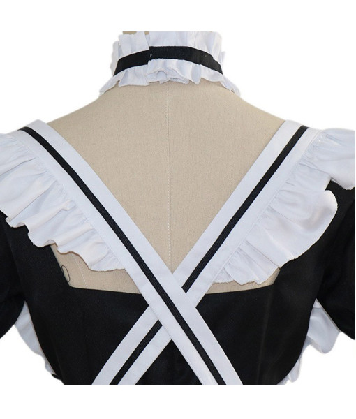 Women Lolita Maid Uniform Skirt Halloween Cosplay Costume