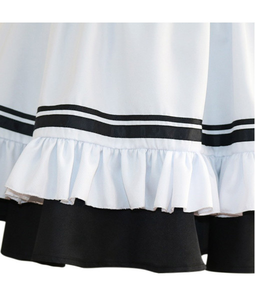 Women Lolita Maid Uniform Skirt Halloween Cosplay Costume