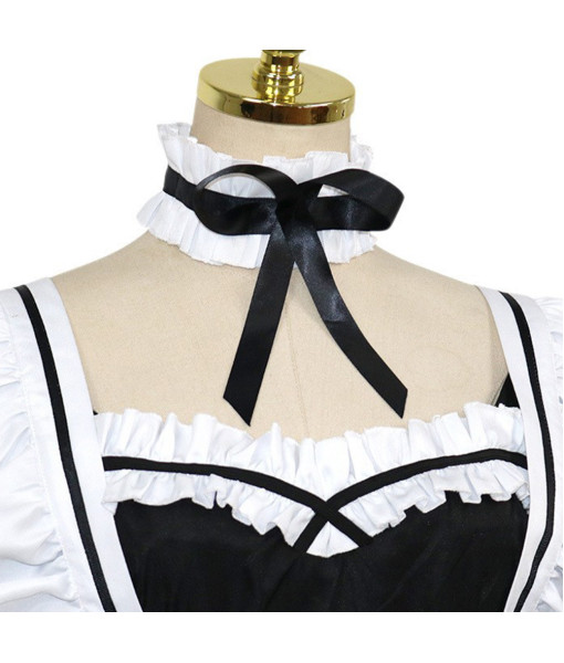 Women Lolita Maid Uniform Skirt Halloween Cosplay Costume